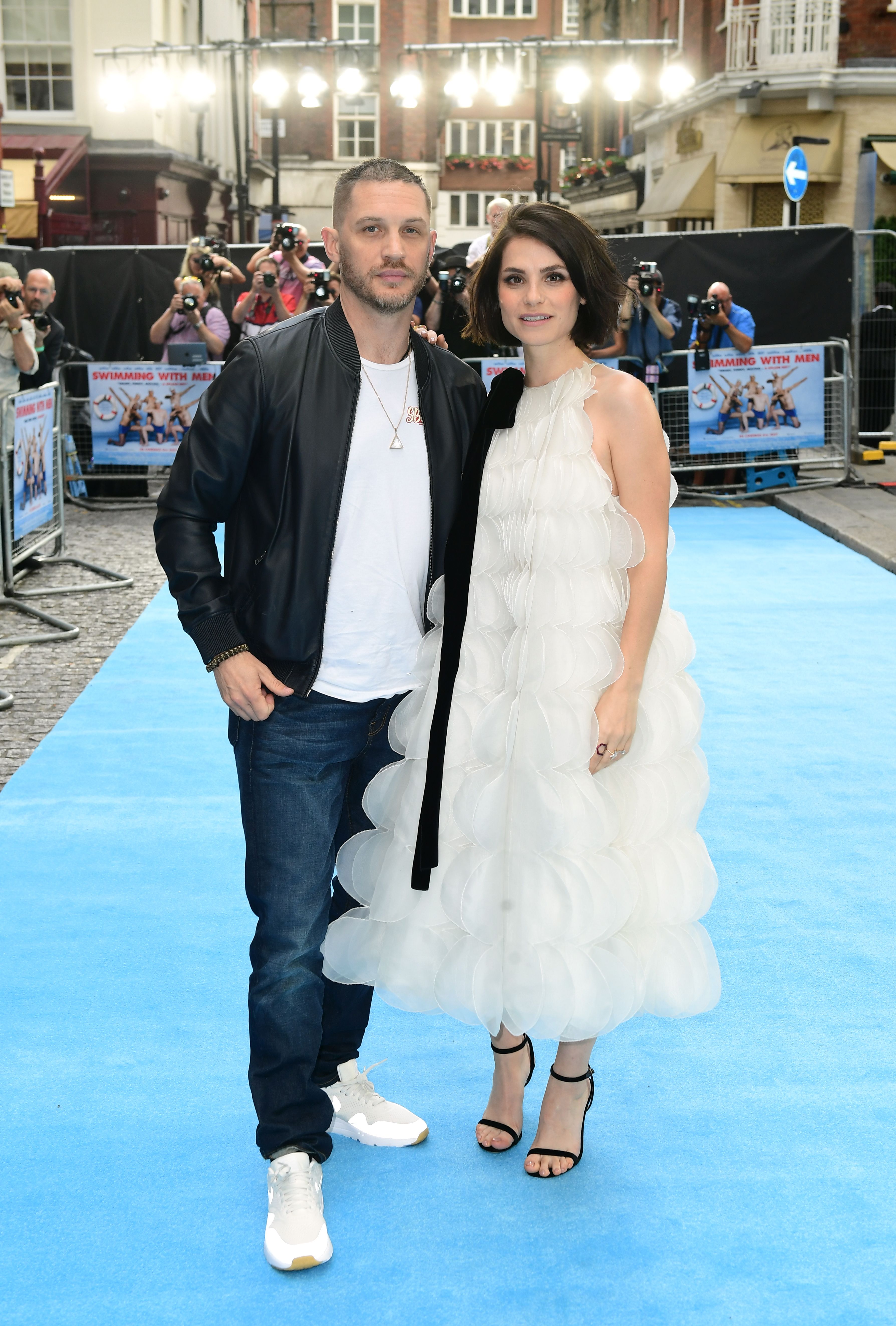 Charlotte Riley and Tom Hardy at the London film festival