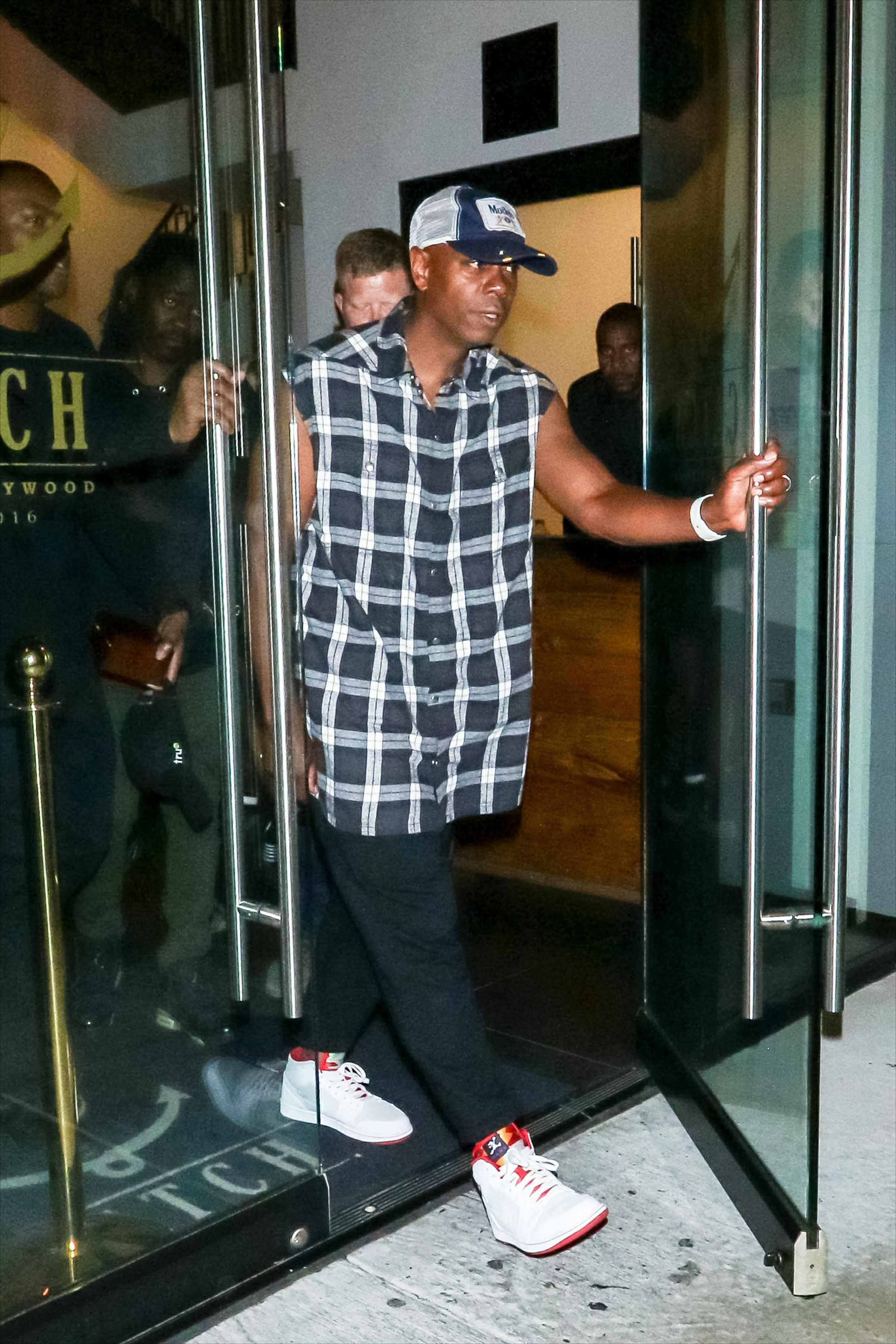 Dave Chappelle leaving dinner in Los Angeles