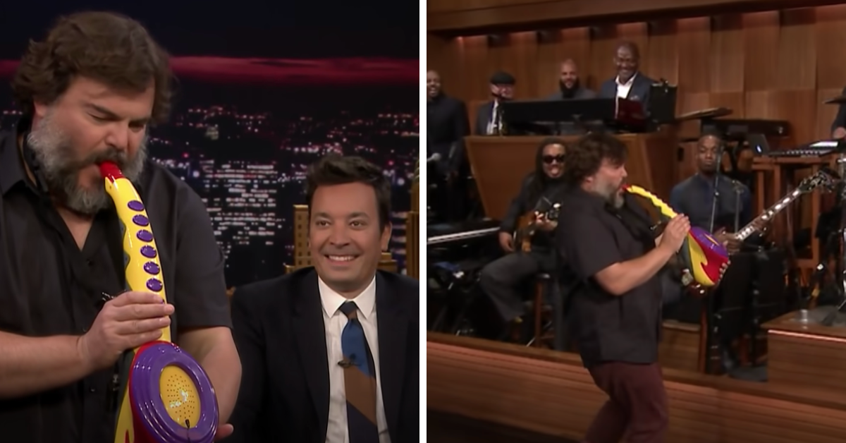 Jack Black’s unexpected Sax-a-Boom performance became one of the most watched moments in Jimmy Fallon’s Tonight Show history