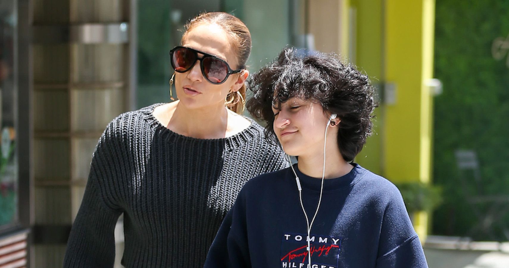 Jennifer Lopez and daughter Emme 