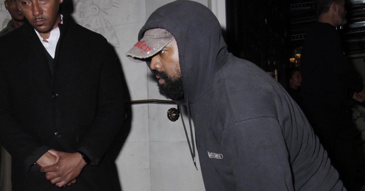 Kanye West attends Fashion Week