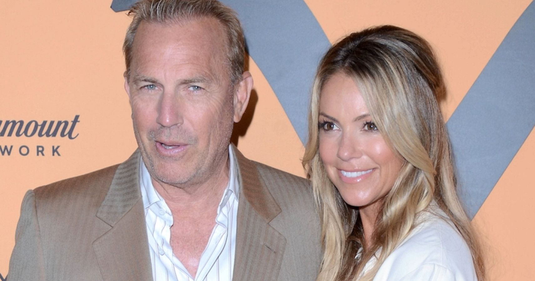 Kevin Costner and his wife Christine 