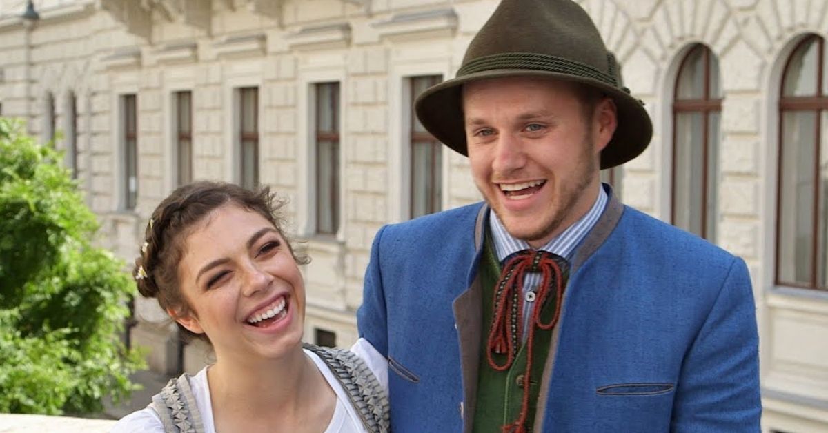 Lauren Swanson and Josiah Duggar on their honeymoon to Vienna