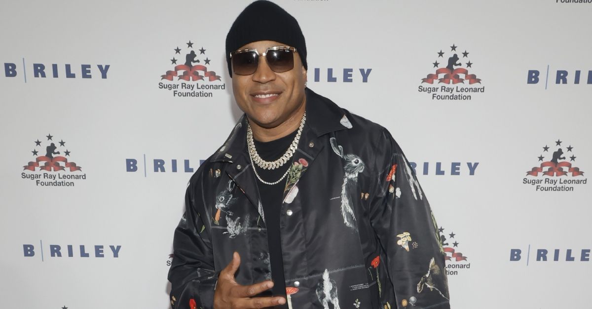 LL Cool J posing on a red carpet