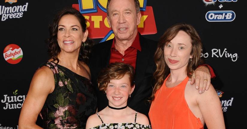Tim Allen with his family at an event