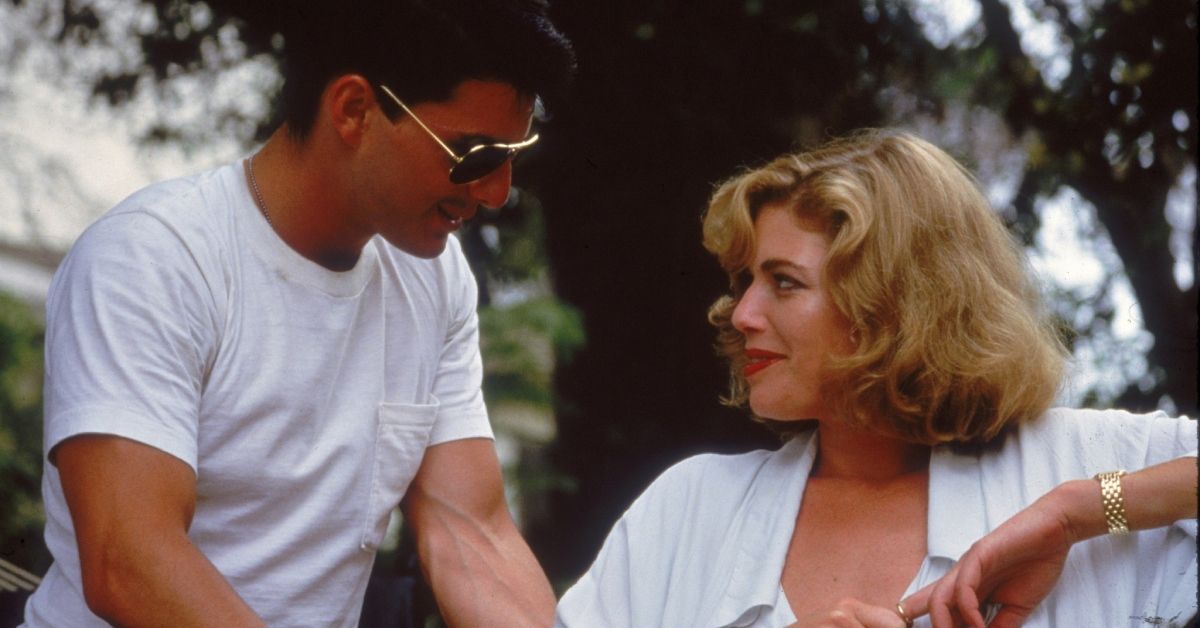 Tom Cruise and Kelly McGillis in Top Gun