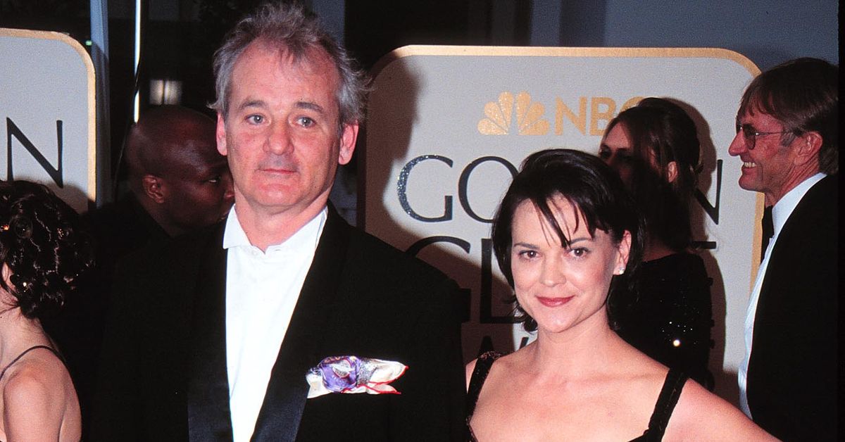 Bill Murray and Jennifer Butler on a red carpet