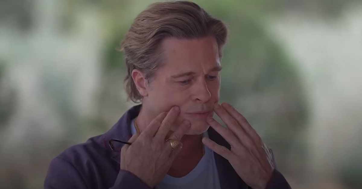 Brad Pitt appears in a promotional video for Le Domaine 