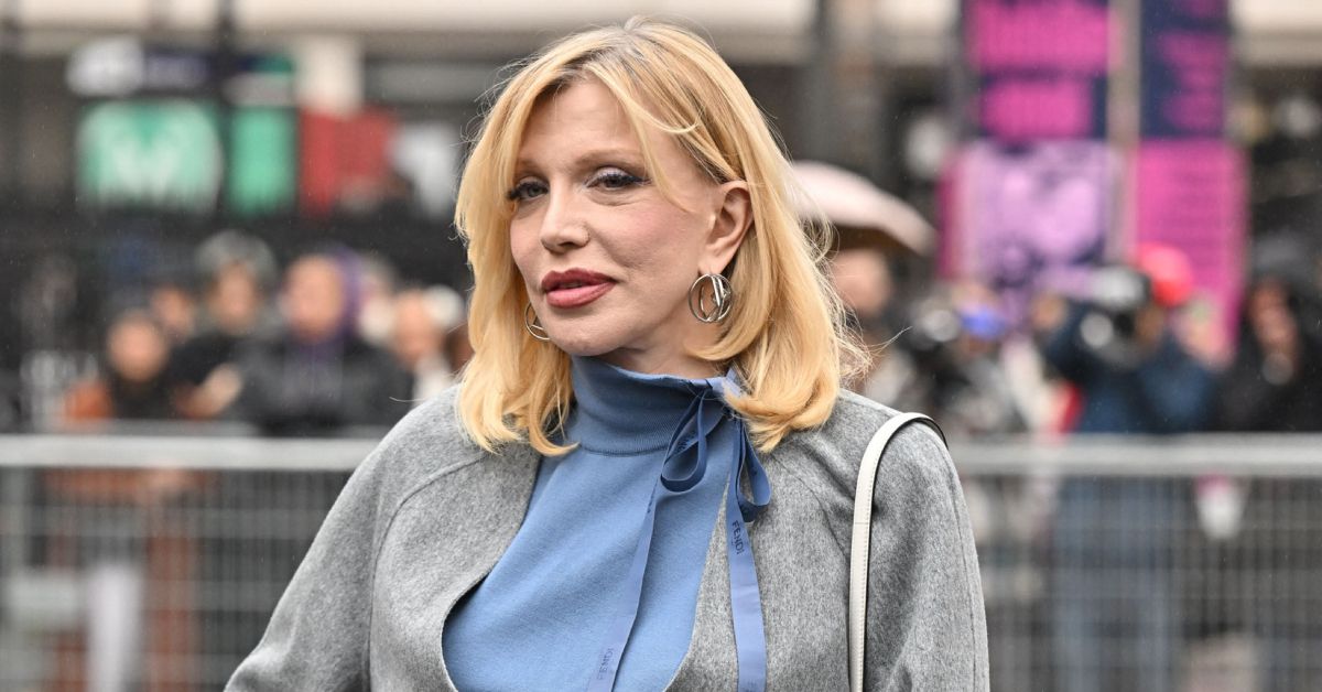 Courtney Love looking annoyed