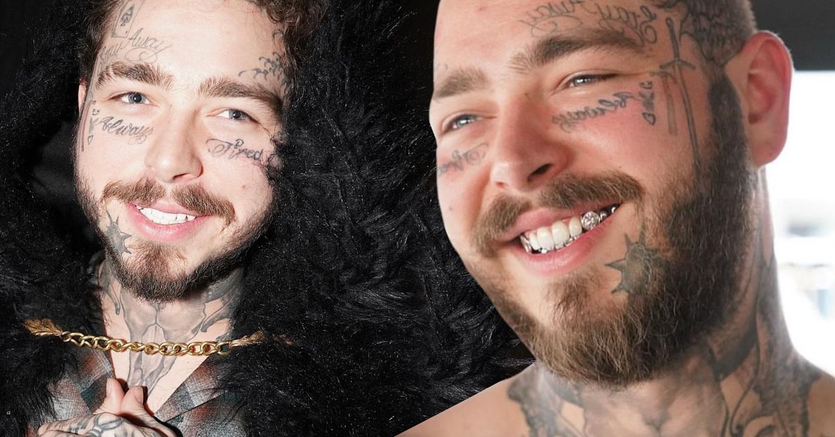 Post Malone Gets Massive New Face Tattoo  LADbible