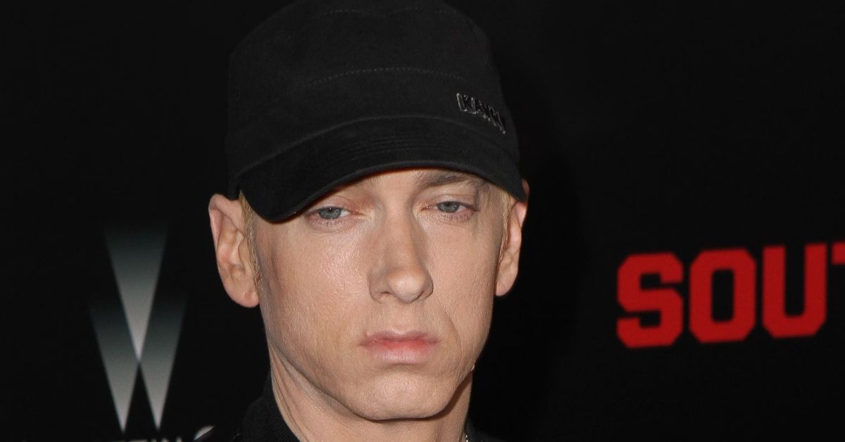Eminem on the red carpet