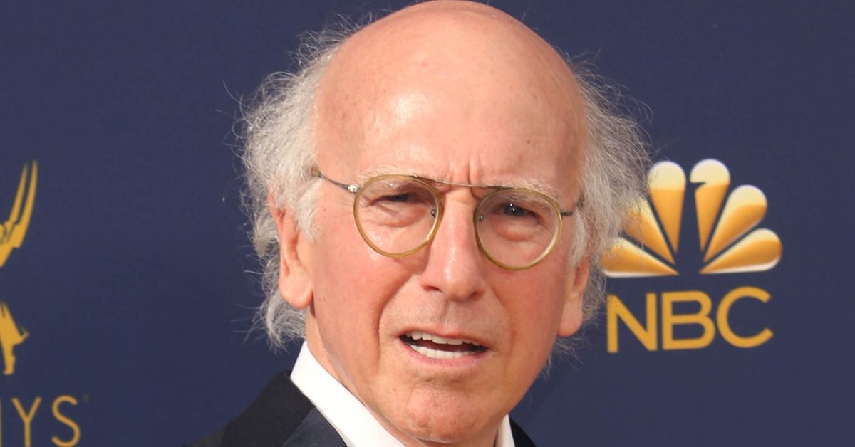 Larry David on the red carpet