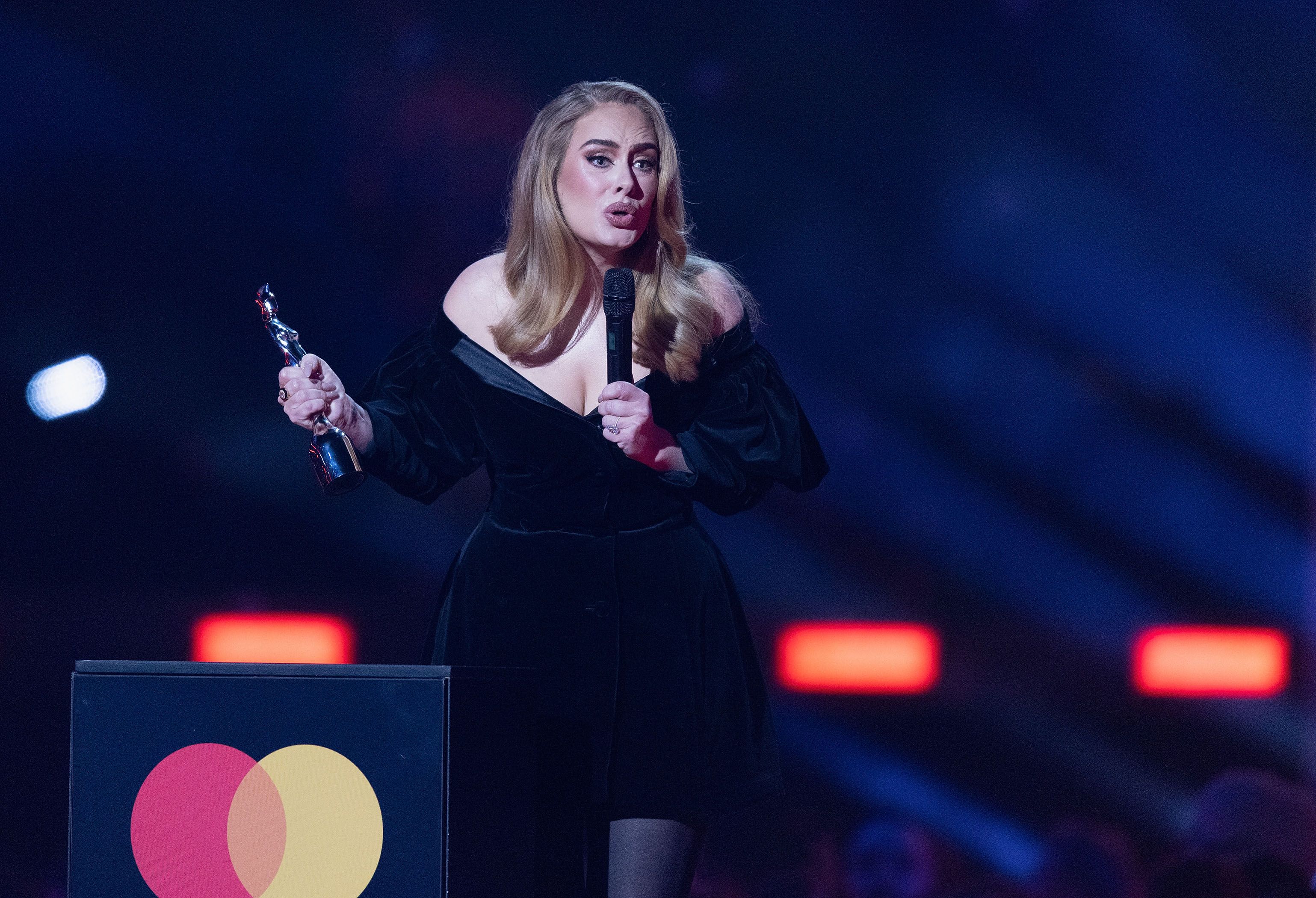 Adele at the 2022 BRIT Awards