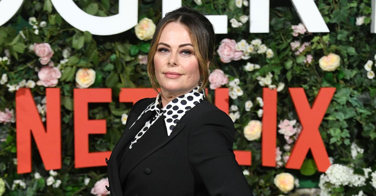 Polly Walker on the red carpet