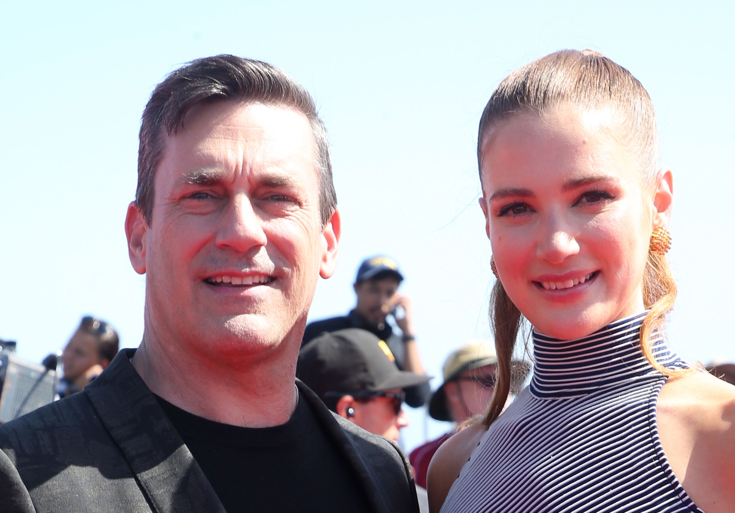 Jon Hamm, Anna Osceola at the Top Gun Maverick Premiere