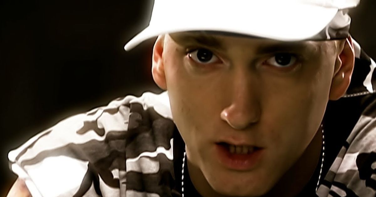 Eminem in Like Toy Soldiers video