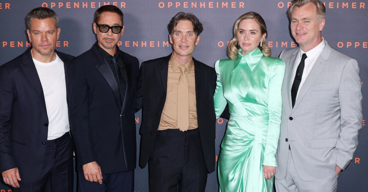 Oppenheimer cast on the red carpet