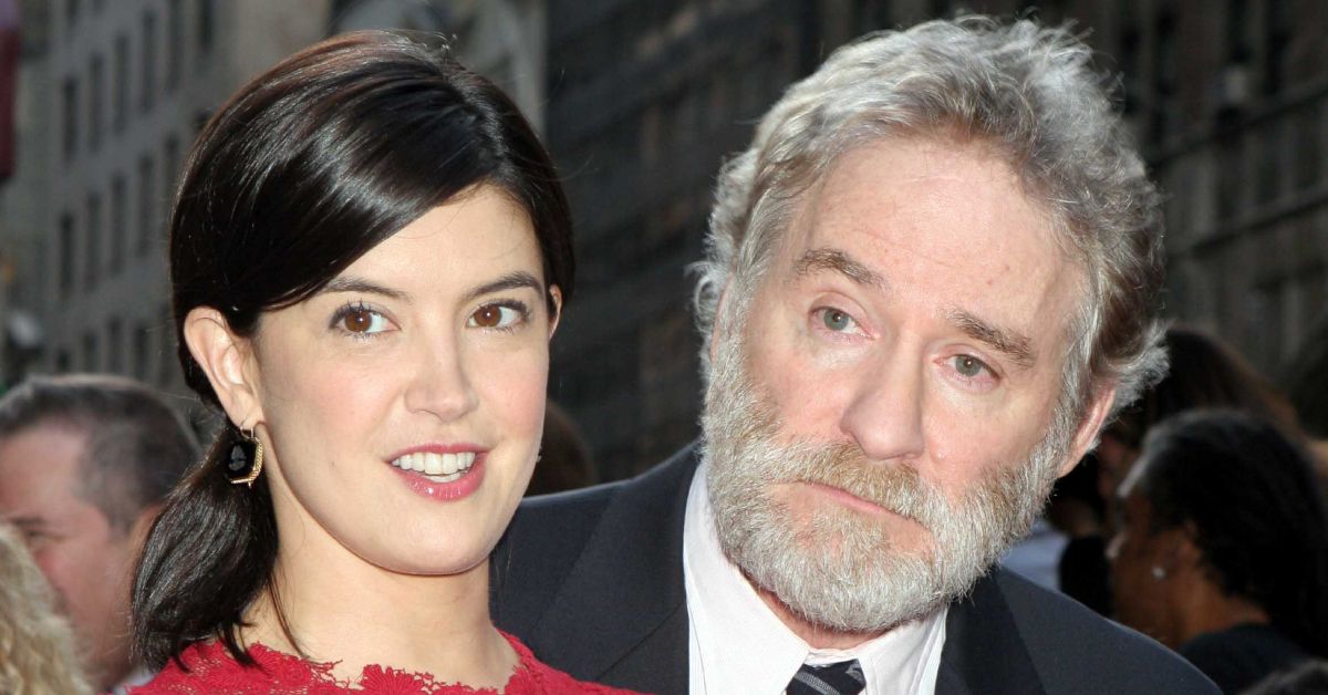 Phoebe Cates and Kevin Kline at a movie premiere
