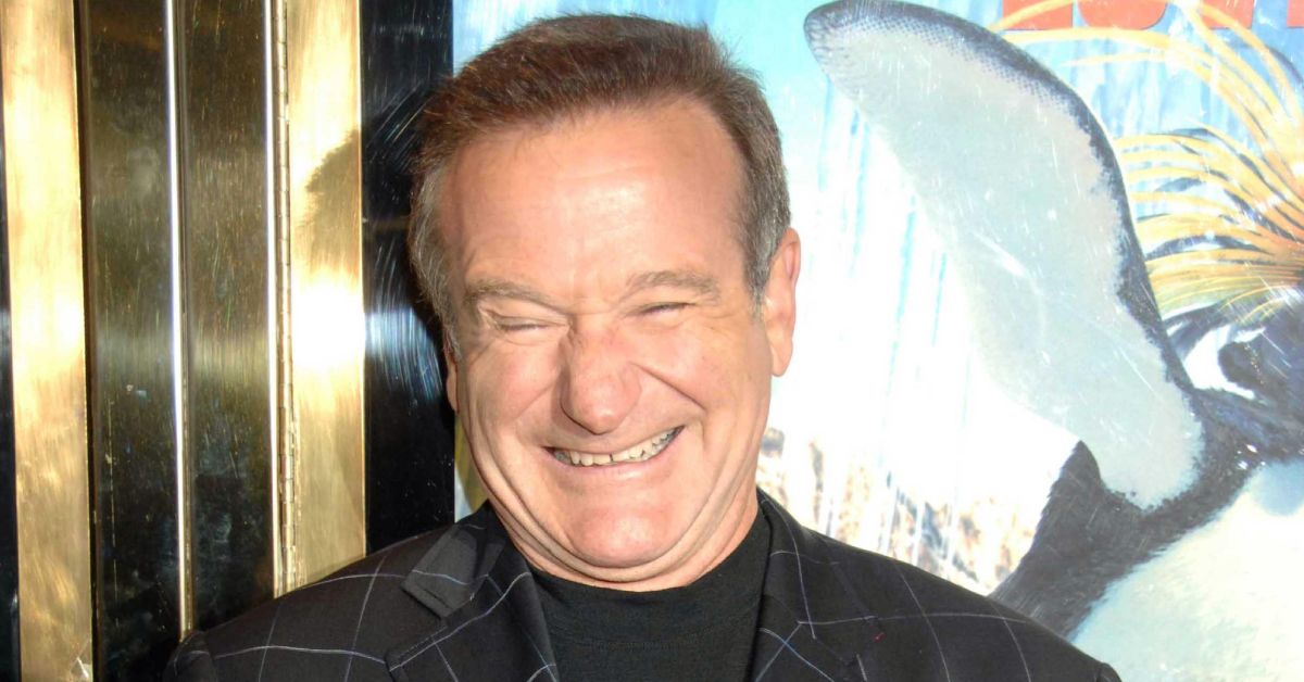 Robin Williams laughing