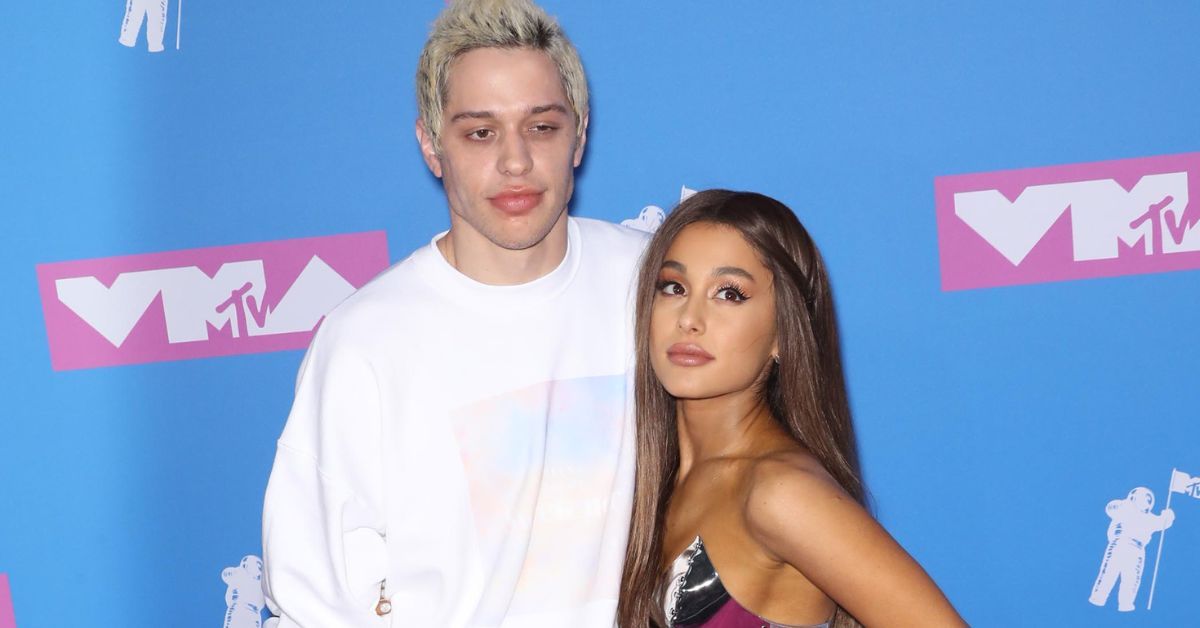 Ariana Grande and Pete Davidson at 2018 MTV Video Music Awards