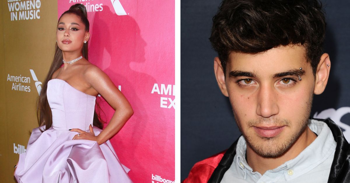 Ariana Grande at 2018 Billboard Women in Music Awards side by side with Jai Brooks at The Janoskians Untold And Untrue Los Angeles Premiere 2015