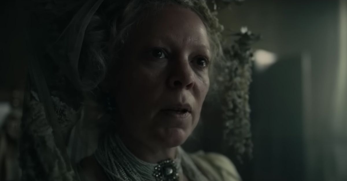 Screen shot from Great Expectations with Olivia Colman