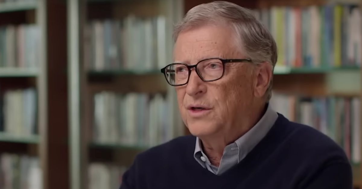 Bill Gates during an interview