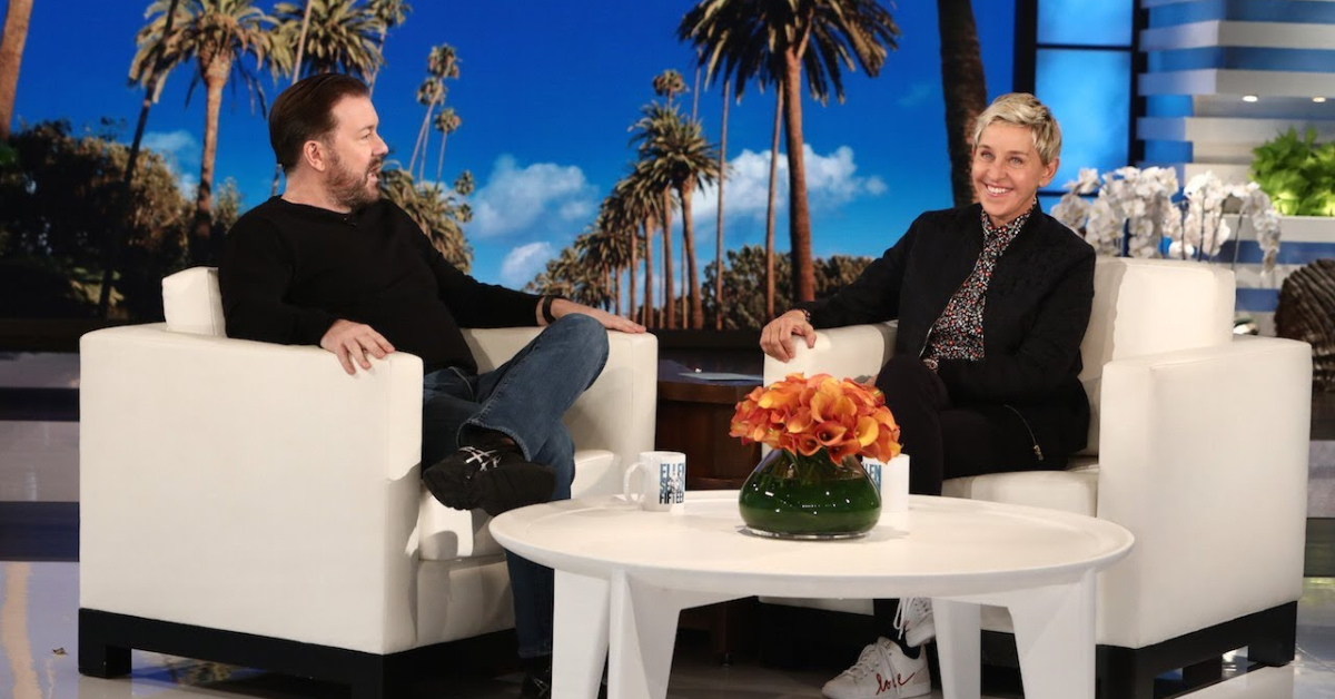 Ricky Gervais and Ellen