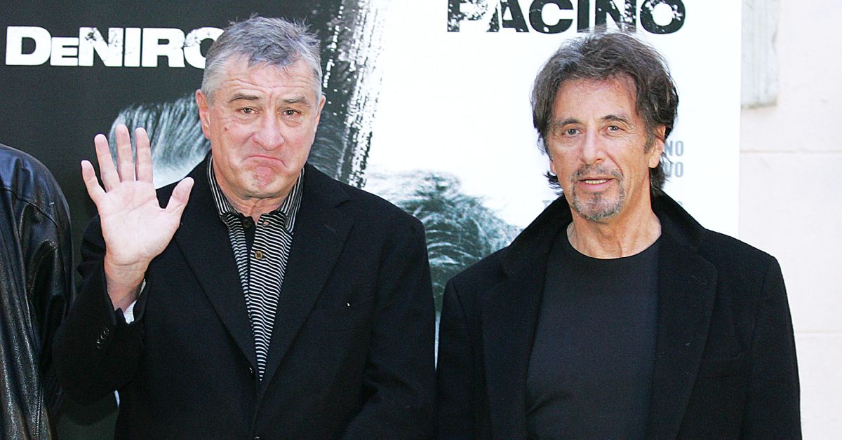 Al Pacino and Robert De Niro on the red carpet