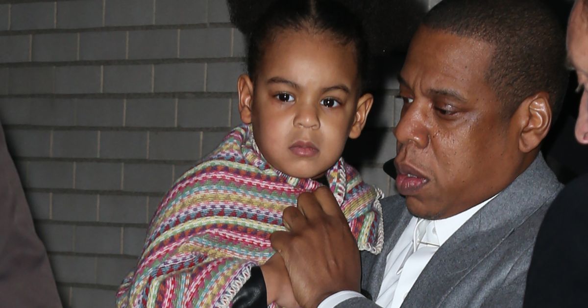 blue ivy and jay-z