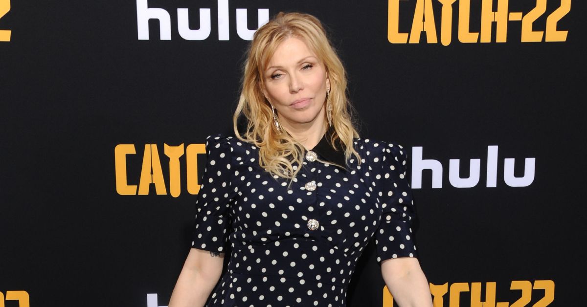 Courtney Love looking mad