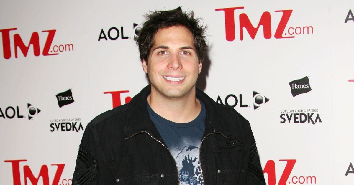 Joe Francis on the red carpet