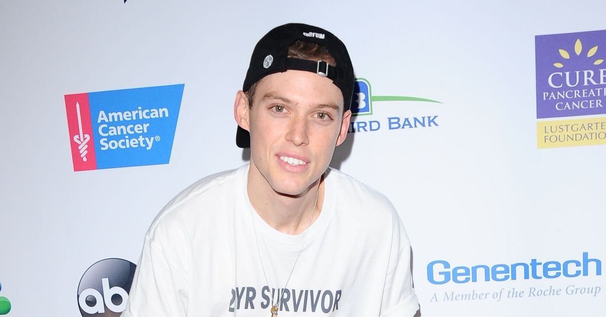 Harry Hudson on the red carpet