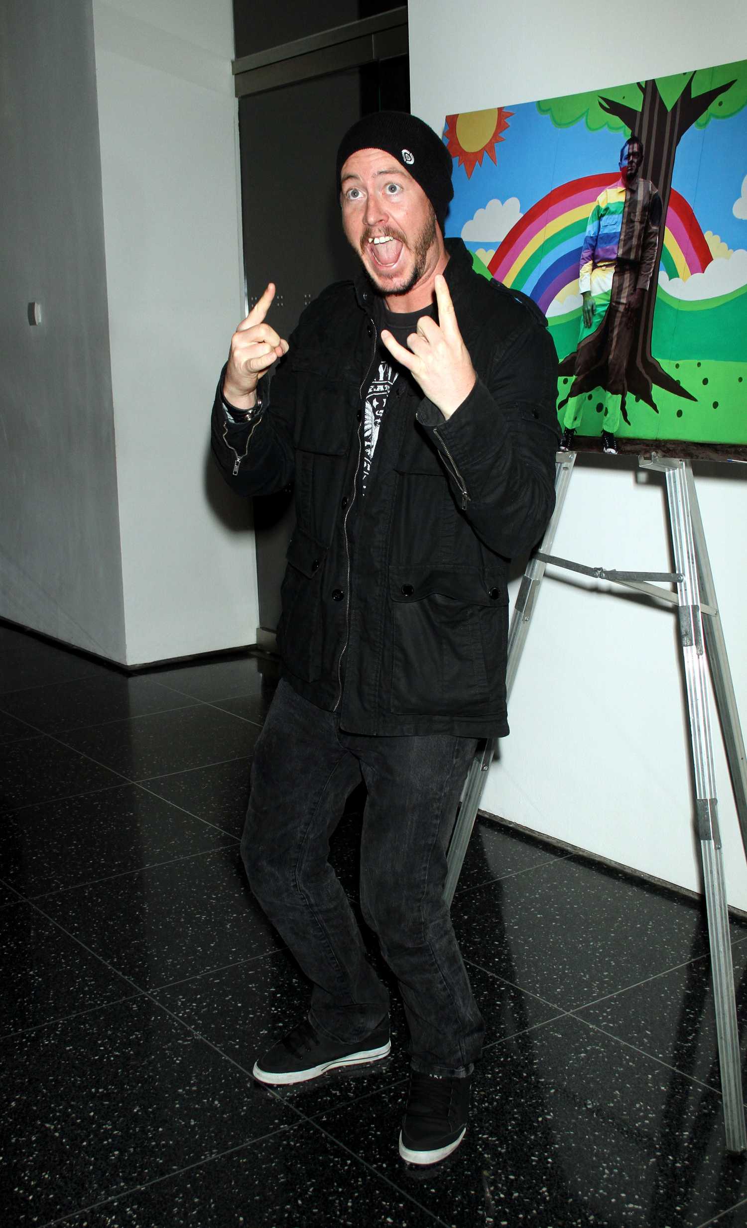 Ehren McGhehey at the Jackass premiere