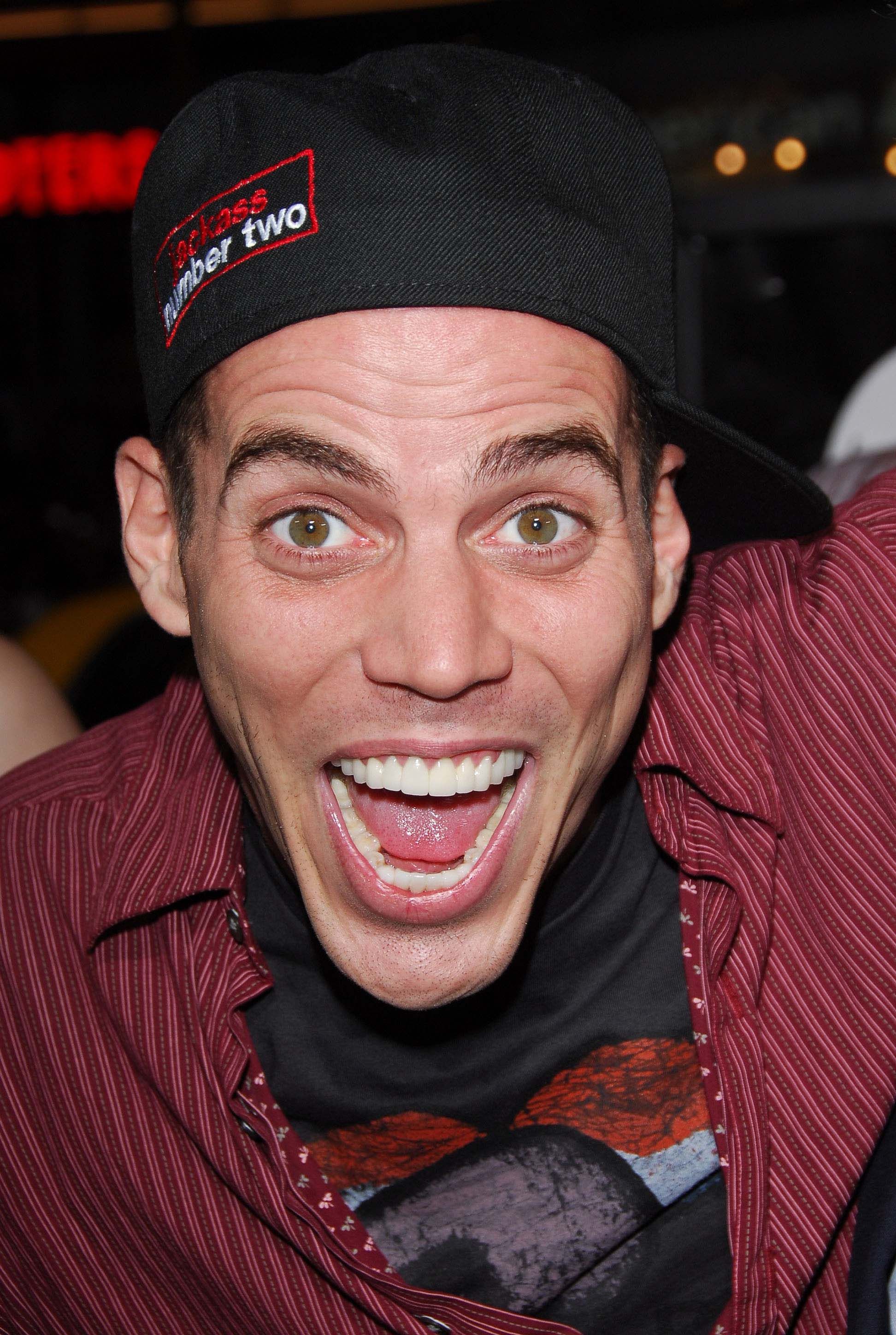 close up of Steve-O at Jackass premiere