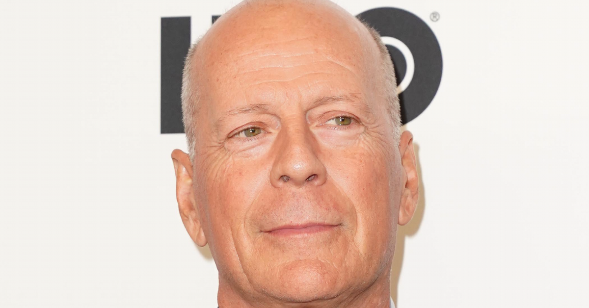 Bruce Willis on the red carpet