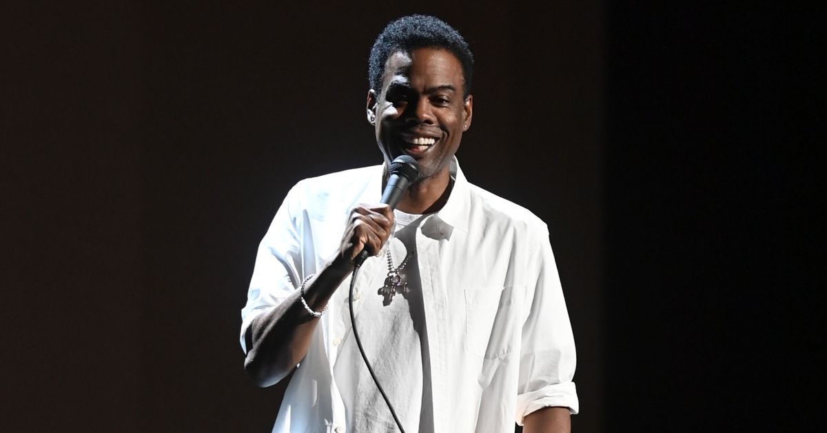 Chris Rock doing stand up comedy
