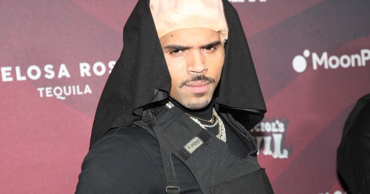 Chris Brown on the red carpet