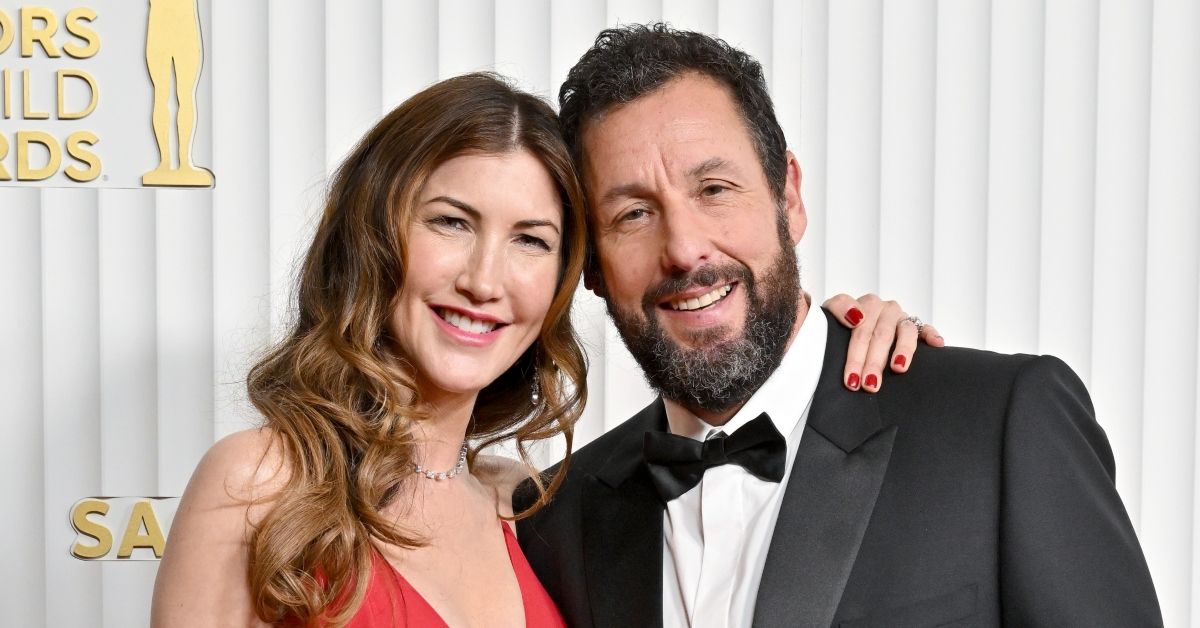 Adam and Jackie Sandler on the red carpet