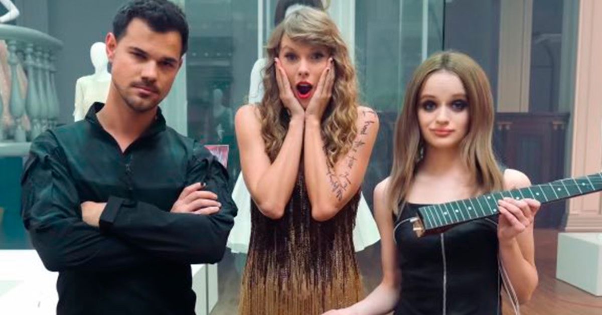 Joey King, Taylor Lautner, and Taylor Swift