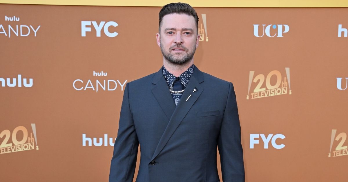 Justin Timberlake on the red carpet of a premiere