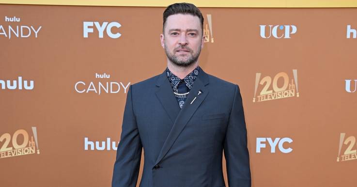 Justin Timberlake on the red carpet of a premiere