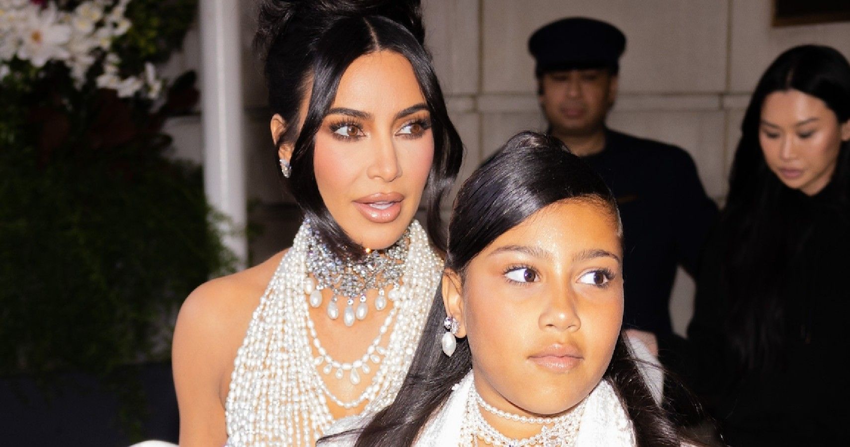 Kim Kardashian and Daughter North 