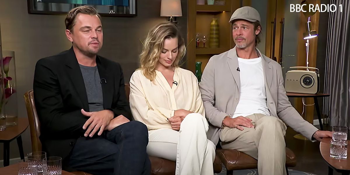 Margot Robbie Couldn't Keep It Together After Brad Pitt And Leonardo DiCaprio Revealed They Both Get Mistaken For This A-List Actor