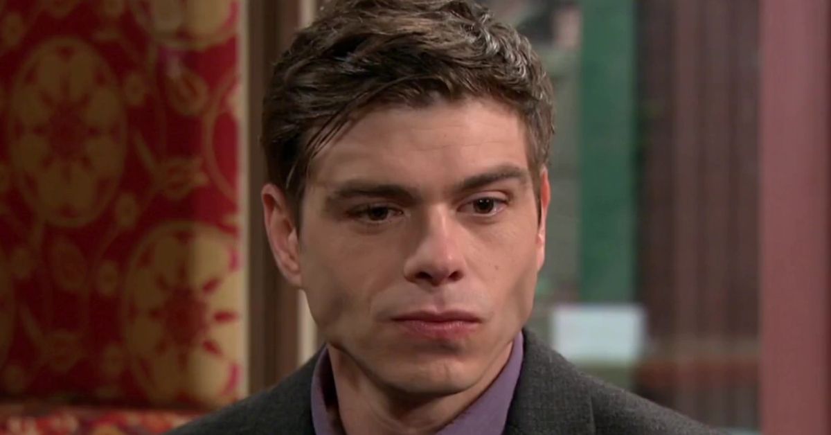 Matthew Lawrence looking upset and serious
