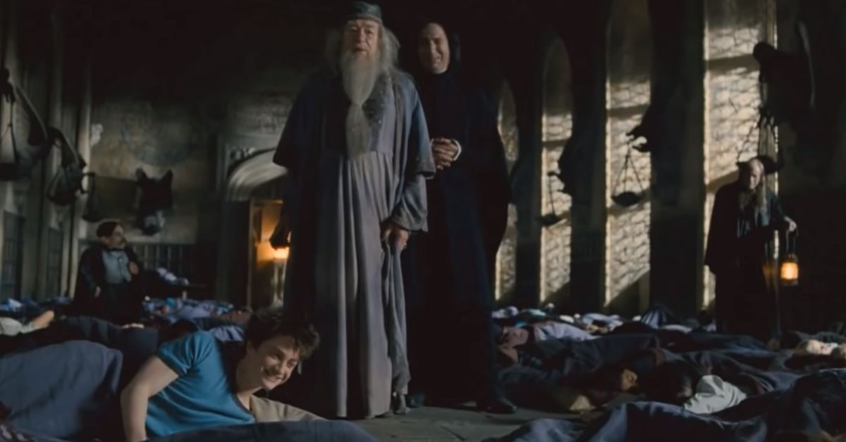 Alan Rickman And Michael Gambon Ruined A Complicated Harry Potter Shot ...