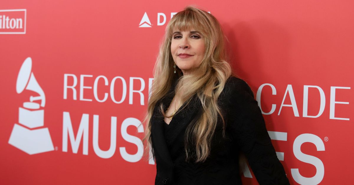 Stevie Nicks wearing black