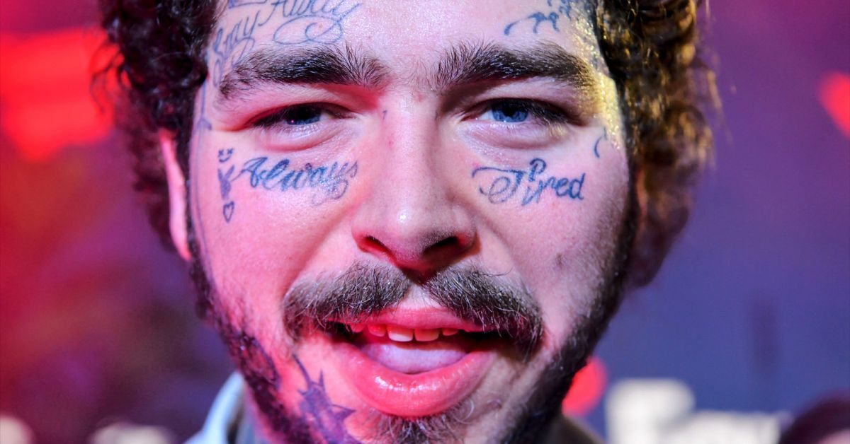 Does Post Malone Regret His Face Tattoos After His Obsession With Body ...