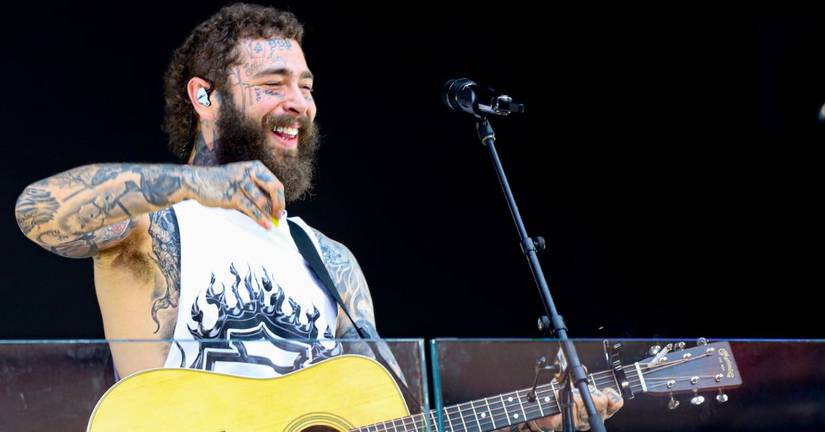 American Rapper Post Does Post Malone Regret His Face Tattoos After His Obsession With Body ...