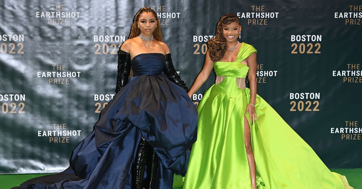 Chloe Bailey and Halle Bailey at the Earthshot Prize Awards Ceremony at the MGM Music Hall, Fenway